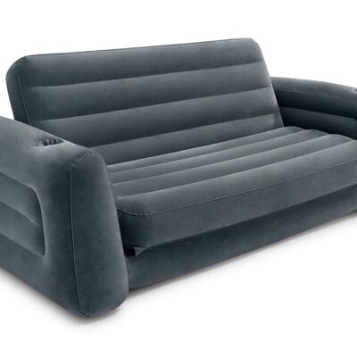 Sofá cama inflable INTEX - colchón de aire 224x203x66 cm