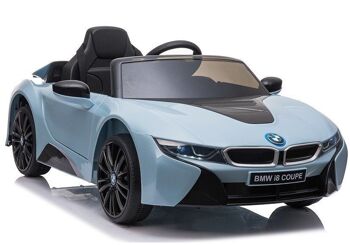 BMW I8 coupé - voiture pour enfants supercar - à commande électrique - bleue