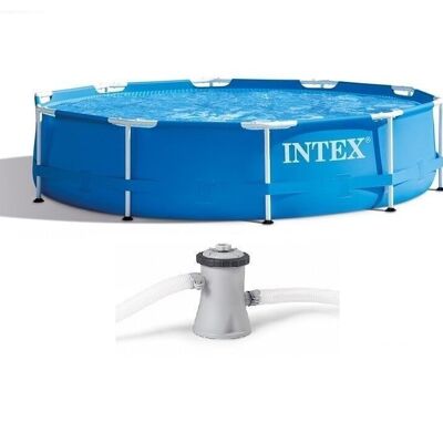 Intex above ground swimming pool 305 x76 cm with pump and filter