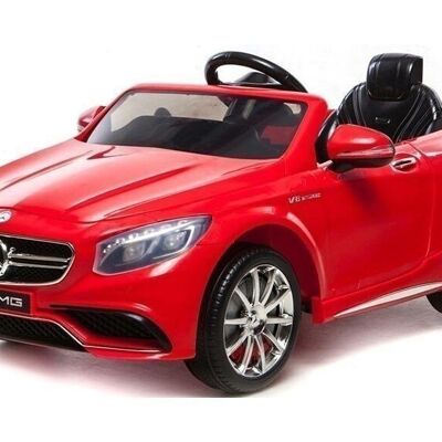 Mercedes S63 AMG - luxury children's car - electrically controlled - red