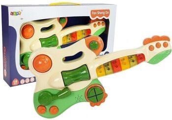 Activités guitare avec touches et lumière – jouets éducatifs