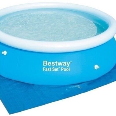 Tapis de sol pour piscine Bestway 396 x 396 cm - Bleu