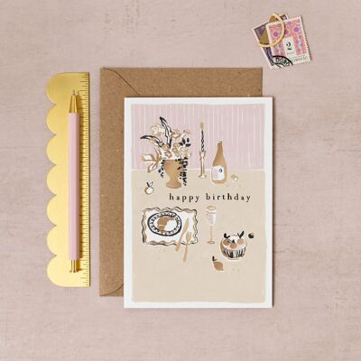 Brunch Birthday Card | Female Birthday Cards | Luxury Cards