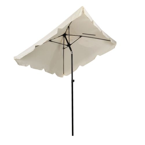 Parasol 200 x 200 cm beige - kantelbaar