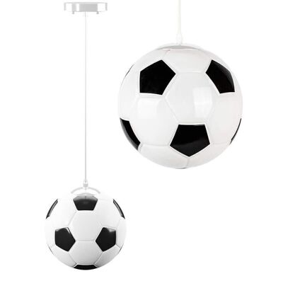 Lampe suspendue - chambre d'enfant - football - 25 cm - 60W