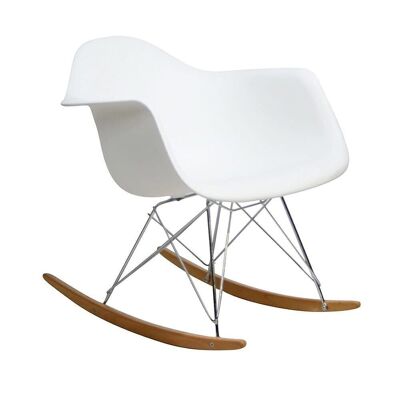 Rocking chair modern white - Retro