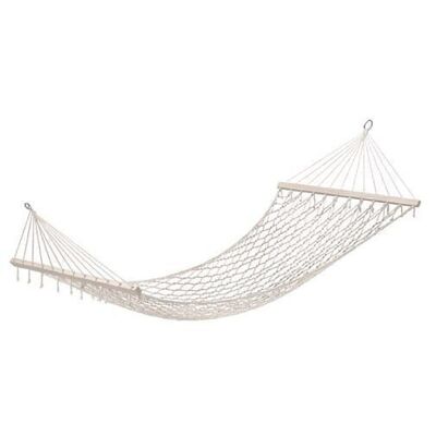 Hammock - 260 x 80 cm - braided rope - Cream