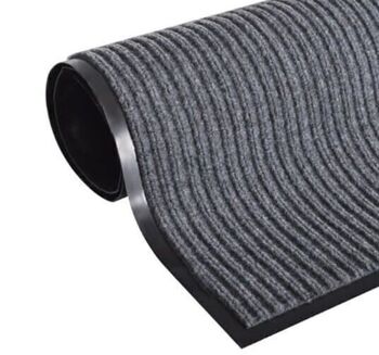 Paillasson - tapis de séchage - tapis de passage - 60 x 90 cm - gris