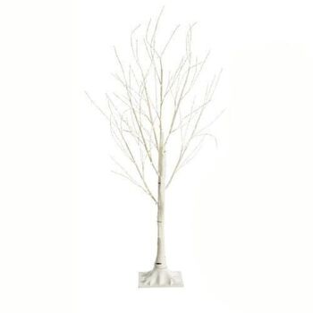 Arbre artificiel - arbre lumineux - arbre LED - 150 cm - 120 LEDS - blanc