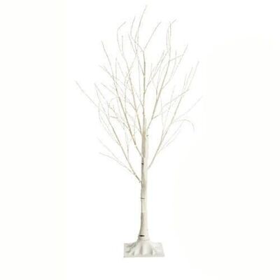 Albero artificiale - albero luminoso - albero a LED - 120 cm - 96 LED - bianco