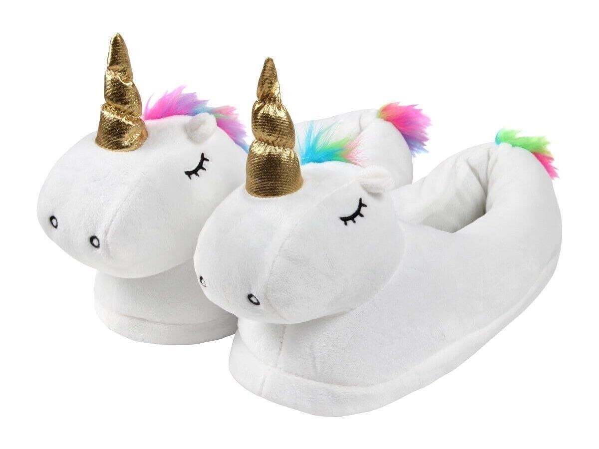 Unicorn slippers hot sale size 1