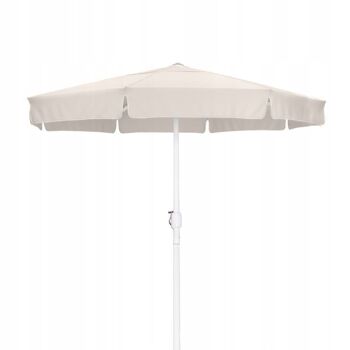 Parasol de jardin XL 300 cm – Crème – Pliable