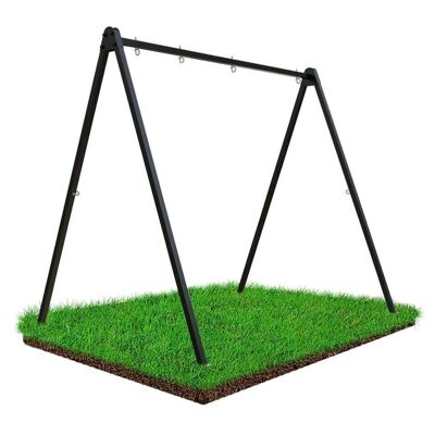 Schommelframe - en hangmat standaard - 260x195x230 cm - zwart