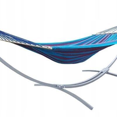 Hammock standard gray up to 220 kg - inc blue-purple hammock 220 x 160 cm