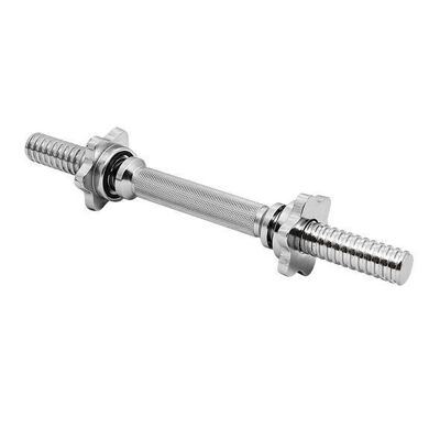 Barbell bar - 25 mm - straight - with screw clamp - 36 cm