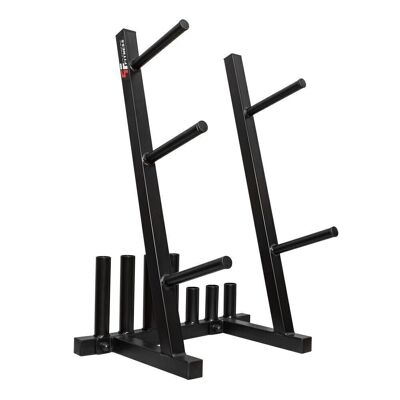Weight rack for 29mm weight plates - up to 280 kg - black