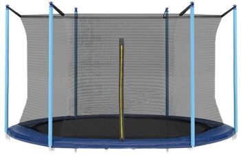 Filet trampoline 305 cm - bord intérieur - 6 poteaux - filet de sécurité