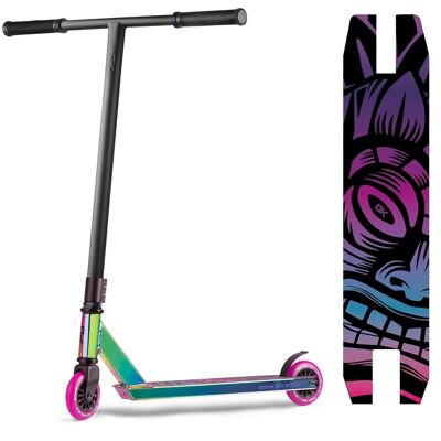 Soke Evo stuntstep - black neochrome - Race step - 360º stuur