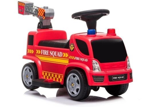 Elektrisch bestuurbare brandweerwagen - met ladder en zeepbellen