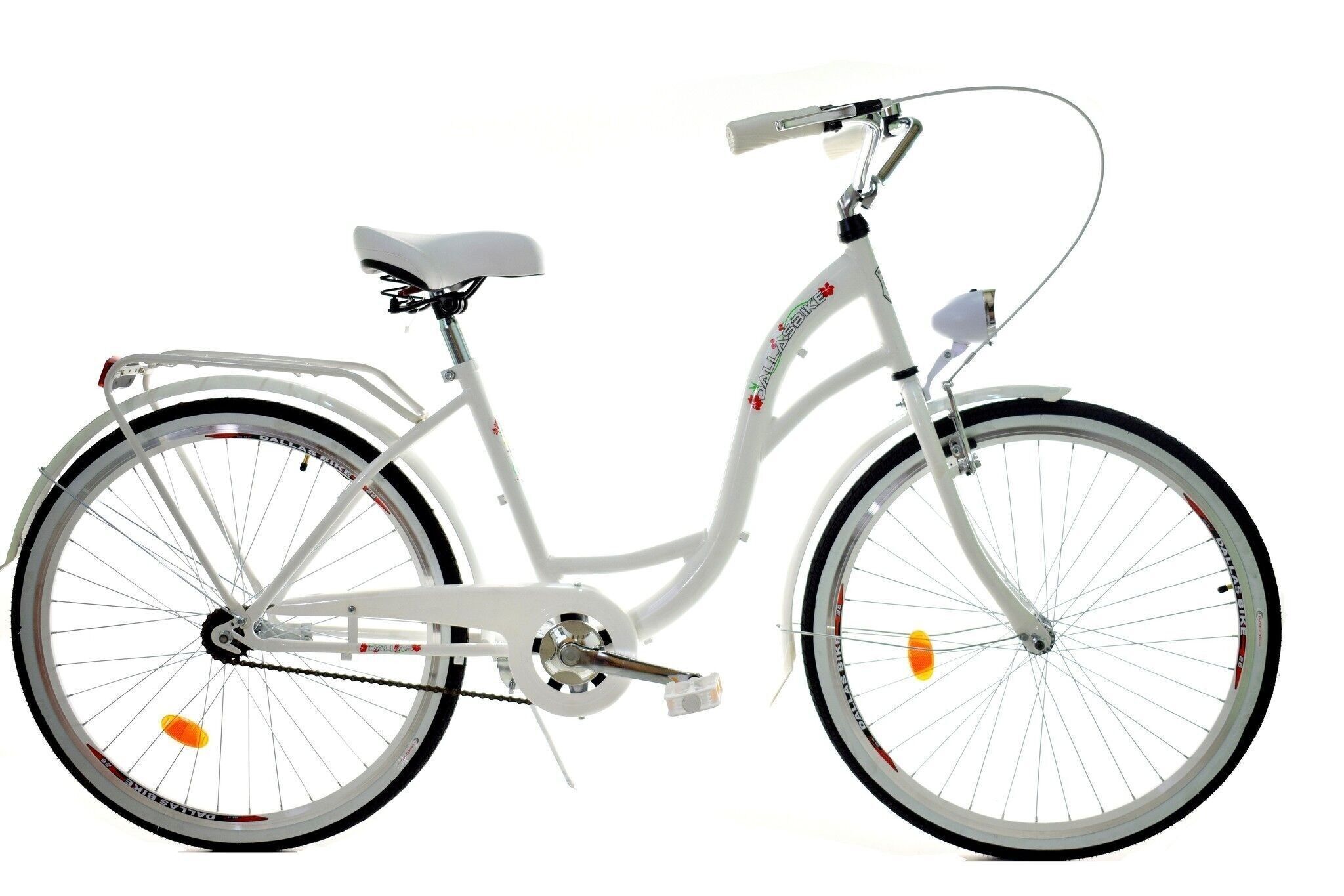 Buy wholesale Girls bicycle 26 inch sturdy model white from Dallas