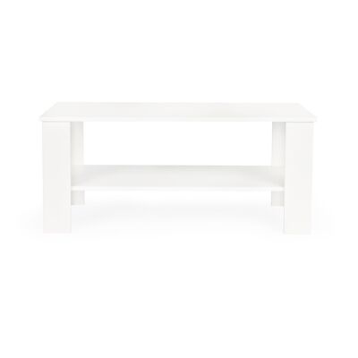 Mesa de centro - blanca - 100x57x43 cm - moderna