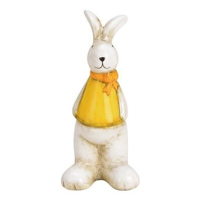 Ceramic rabbit yellow (W / H / D) 6x14x4cm