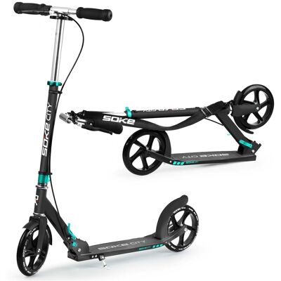 Scooter - Soke City - Black turquoise - Aluminum