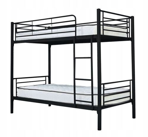 Metalen bedframe met lattenbodem- 90x200-demontabel