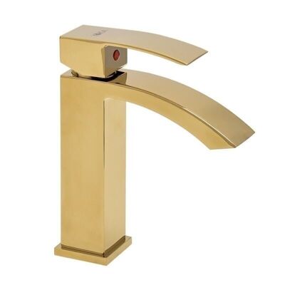 Bathroom tap - sink tap - gold - 193x120 cm