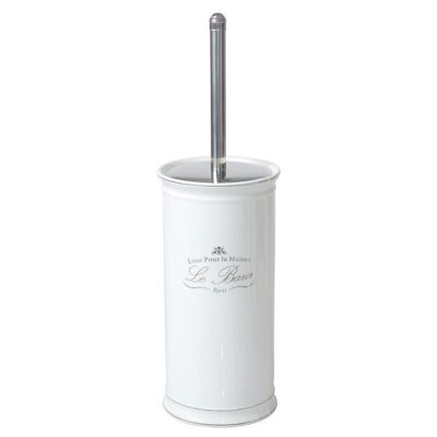 Toilet brush - toilet brush - porcelain - ø 11.5 cm - white