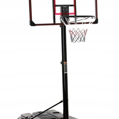 Canasta - Poste de baloncesto - ajustable de 225 a 305 cm