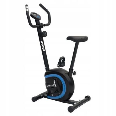 Exercise bike - magnetic resistance - black - blue