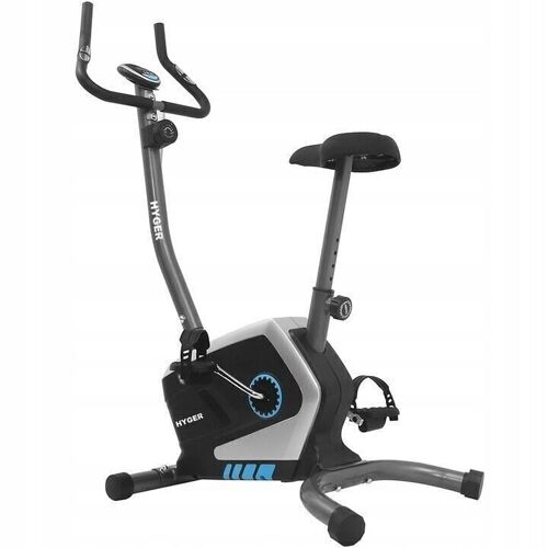 Hometrainer - magnetische weerstand - grijs - zwart - blauw