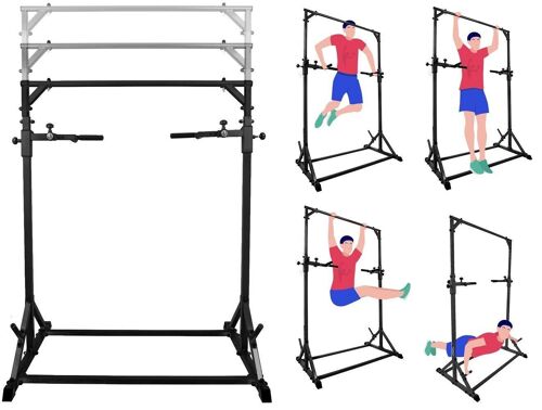 Pull up bar - Dip station - Krachtstation - 129x84x232 cm