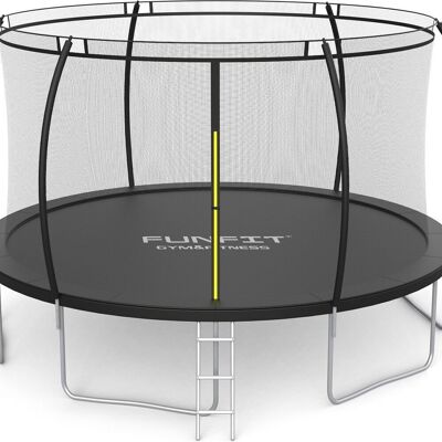 Trampoline with net - 490 cm - 16 FT - black - up to 150 kg
