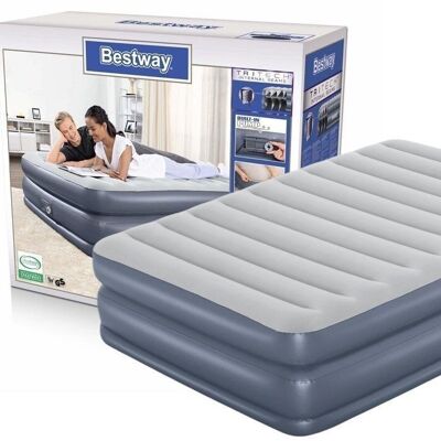 Bestway - luchtbed & pomp - 2 persoons - 226x152x51cm