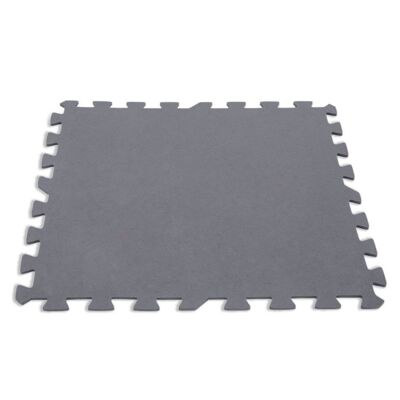 INTEX - swimming pool tiles - puzzle mat - 50x50 cm - 8 pieces - gray