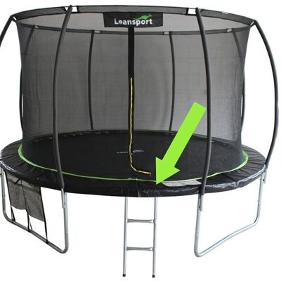 Red para trampolín - interior - 366 cm - negro y verde -