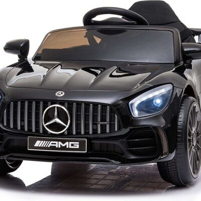 Coche eléctrico para niños - Mercedes GTR AMG - 2x25W - negro