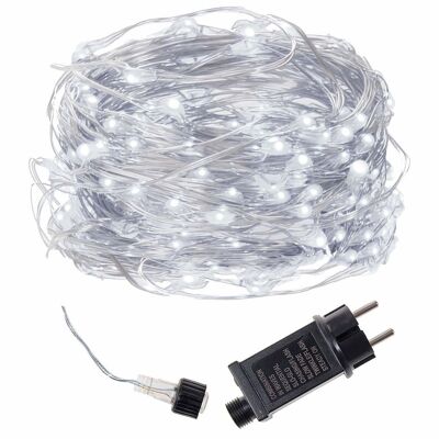 Christmas tree lighting 200 LED - cold white - 20 m