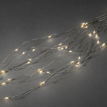 Éclairage pour sapin de Noël 300 LED - blanc chaud - 30 m