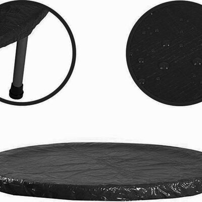 Afdekhoes trampoline - regenhoes - zwart - Ø 244 cm