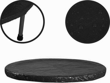 Housse de trampoline - habillage pluie - noir - Ø 305 cm