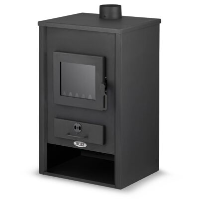 Central heating Wood stove - steel - freestanding - 15kw