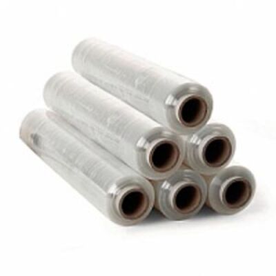 Hand rolls of stretch wrap film - transparent - 20 micron x 500mm x 300m