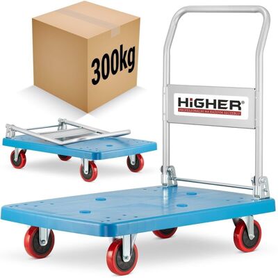 Carrello da trasporto - carrello con piattaforma - pieghevole - fino a 300 kg