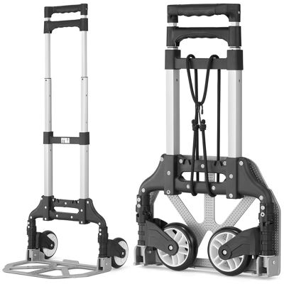 Hand truck - hand cart - foldable - up to 70 kg - aluminum