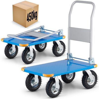 Carrello da trasporto - carrello con piattaforma - pieghevole - fino a 450 kg