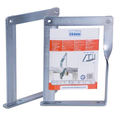 Ladder hanging bracket - wall bracket - lockable - 27x15 cm