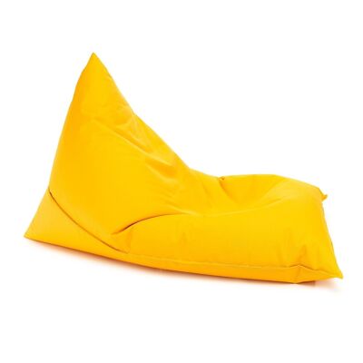 Beanbag child - LAZY - S - 130x80x88 cm - polyester - yellow